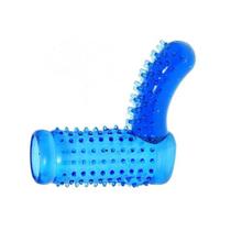 Meia Capa Peniana Anel Estimulation Em Silicone e Saliências