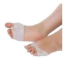 Meia Capa Silicone Protetor Antepé Dedos Do Pé Almofada Gel Meia Capa Silicone Protetor Antepé Dedos Do Pé Almofada Gel