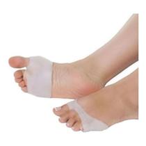 Meia Capa Silicone Protetor Antepé Dedos Do Pé Almofada Gel Meia Capa Silicone Protetor Antepé Dedos Do Pé Almofada Gel