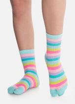 Meia Chinelinho Menina Listras - Puket