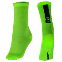 Meia Ciclismo Esporte Cano Médio TSW Bike Corrida Verde