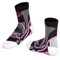 Meia Ciclismo Mtb Speed Cano Alto Preto/Rosa Mauro Ribeiro Meia Ciclismo Mtb Speed Cano Alto Preto/Rosa Mauro Ribeiro
