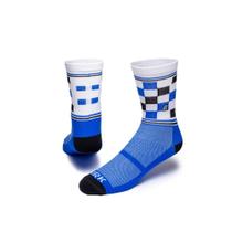 Meia Ciclismo Quadriculado Azul Lurk Cross Surf Skate