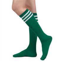 Meia Colegial 3/4 Unissex com Listras 5 opções cores: Meião Cosplay Lolita