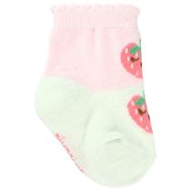 Meia Colorida Pimpolho Tamanho 00-15 (0-6m) Menina Meia Colorida Pimpolho Tamanho 00-15 (0-6m) Menina
