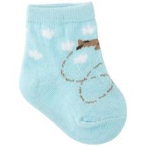 Meia Colorida Pimpolho Tamanho 00-15 (0-6m) Menino Meia Colorida Pimpolho Tamanho 00-15 (0-6m) Menino