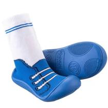 Meia com Sola Antiderrapante Infantil Bebê Pimpolho Cano Alto Menino