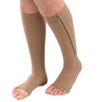 Meia Comf Cotton Com Ziper 2030 Ad G Curta Pe Aberto Bege Venosan Meia Comf Cotton Com Ziper 2030 Ad G Curta Pe Aberto Bege Venosan