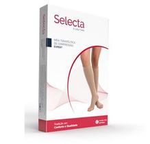 Meia Compressão 3/4 Expert 30-40mmHg Curta Helanca Selecta