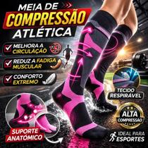 Meia Compressiva Ciclista Exercício Funcional Bike Feminina Meia Compressiva Ciclista Exercício Funcional Bike Feminina