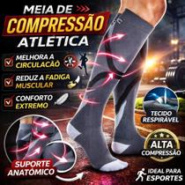 Meia Compressiva Feminina Esportiva Academia Exercício Funcional Bike Alta Performance Meia Compressiva Feminina Esportiva Academia Exercício Funcional Bike Alta Performance