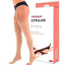 Meia Compressiva Ultraline 4000 AGH 7/8 20-30 Pé Aberto Bege - Venosan