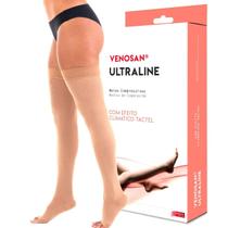 Meia Compressiva Ultraline 4000 AGH 7/8 20-30 Pé Aberto Bege - Venosan Meia Compressiva Ultraline 4000 AGH 7/8 20-30 Pé Aberto Bege - Venosan