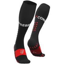 Meia Compressport Compresion Full Run Black