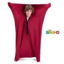 Meia corporal sensorial SANHO Large para crianças de 9 a 12 anos, vinho tinto Meia corporal sensorial SANHO Large para crianças de 9 a 12 anos, vinho tinto