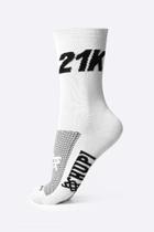 Meia Corrida HUPI 21K Branco - LT para pés menores 34-38 Meia Corrida HUPI 21K Branco - LT para pés menores 34-38