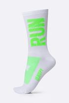 Meia Corrida HUPI Run Branco/Verde Meia Corrida HUPI Run Branco/Verde