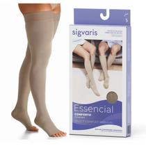 Meia Coxa 7/8 Curta Compressão 15-20mmhg Sigvaris Select Comfort Premium Pé Aberto Meia Coxa 7/8 Curta Compressão 15-20mmhg Sigvaris Select Comfort Premium Pé Aberto