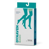 Meia Coxa 7/8 Sigvaris Dynaven Basic - Aberta - 20-30mmHg - Bege - P3