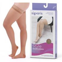 Meia Coxa 7/8 Sigvaris Ever Sheer 20-30mmhg Ponta Aberta - Natural Meia Coxa 7/8 Sigvaris Ever Sheer 20-30mmhg Ponta Aberta - Natural