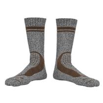 Meia Curtlo Trail Cinza E Marrom 40/44