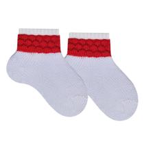 Meia de Bebê Basic Vermelha