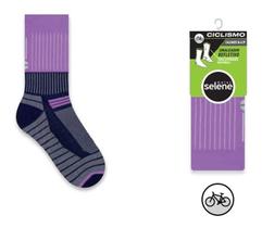 Meia de Ciclismo Feminina Cano Longo Sinalizador Reflexivo Selene 4975