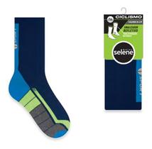 Meia de Ciclismo Masculina com Sinalizador Reflexivo Selene 4295