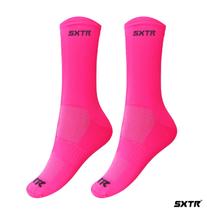 Meia de Ciclismo SportXtreme Longa - Rosa