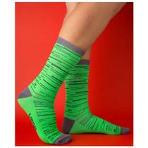 Meia De Ciclismo Vistho Reflexx Fast Verde Tam 39-43