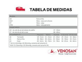 Meia de Compressao 3/4 Venosan Legline Olinda 20-30 Pe Aberto - VENOSAN