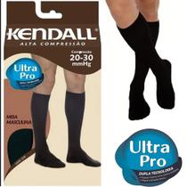 Meia de Compressão Alta Kendall 3/4 Marrom Masculina - 1532