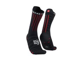 Meia de Compressão Cano Médio V4.0 Aero Socks - Preto/Vermelho Meia de Compressão Cano Médio V4.0 Aero Socks - Preto/Vermelho