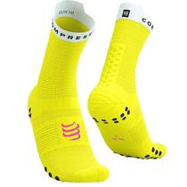 Meia de Compressão Compressport Pro Racing Socks v4.0 Run High Corrida de Rua - Cano Alto