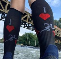 Meia de Compressão Corrida - EU AMO CORRER MOD 2