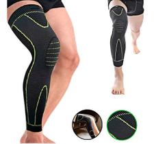 Meia De Compressão Joelho 3/4 Circulação Joelheira Tensor Recuperação