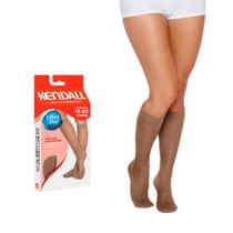 Meia de Compressão Kendall 3/4 15-20mmHg com ponteira 1671 Castanho - GG