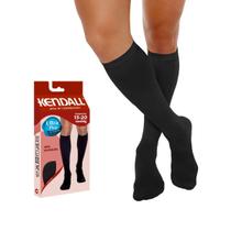 Meia de Compressão Kendall 3/4 Masculina 15-20mmHg 1802 Preto - M Meia de Compressão Kendall 3/4 Masculina 15-20mmHg 1802 Preto - M
