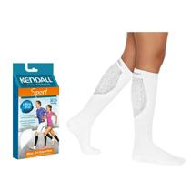 Meia de Compressão Kendall 3/4 Sport 20-30mmHg 3112 Branco - P