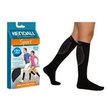 Meia de Compressão Kendall 3/4 Sport 20-30mmHg 3112 Preto - M