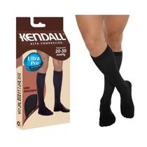 Meia de Compressão Kendall Masculina 3/4 20-30mmHg 1532 Preto - M