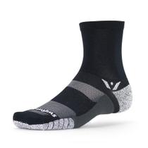 Meia de Compressão média Swiftwick Cano Médio Flite XT Preta