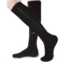 Meia de Compressão Para Gestante Reduz Inchaço e Má Circulação com fechamento em Ziper