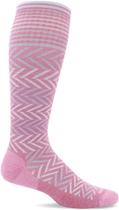Meia de compressão Sockwell Chevron Lotus para mulheres M/L Meia de compressão Sockwell Chevron Lotus para mulheres M/L