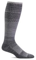 Meia de compressão Sockwell Micro Grade Moderate Charcoal