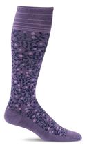 Meia de compressão Sockwell New Leaf Firm Plum para mulheres Meia de compressão Sockwell New Leaf Firm Plum para mulheres