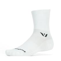 Meia de Compressão Swiftwick Cano Médio Aspire Branca Meia de Compressão Swiftwick Cano Médio Aspire Branca