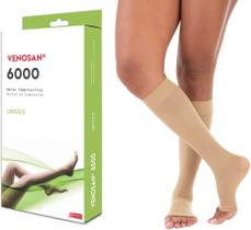 Meia De Compressão Venosan 6000 - 20-30mmhg - 3/4 - Pé Aberto Meia De Compressão Venosan 6000 - 20-30mmhg - 3/4 - Pé Aberto