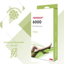 Meia de Compressão Venosan 6000 3/4 (Panturrilha) Dedos Abertos, 20-30mm (Média Compressão)