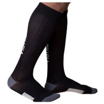 Meia de Compressão Vistho cano Longo Preto Tam 33-38